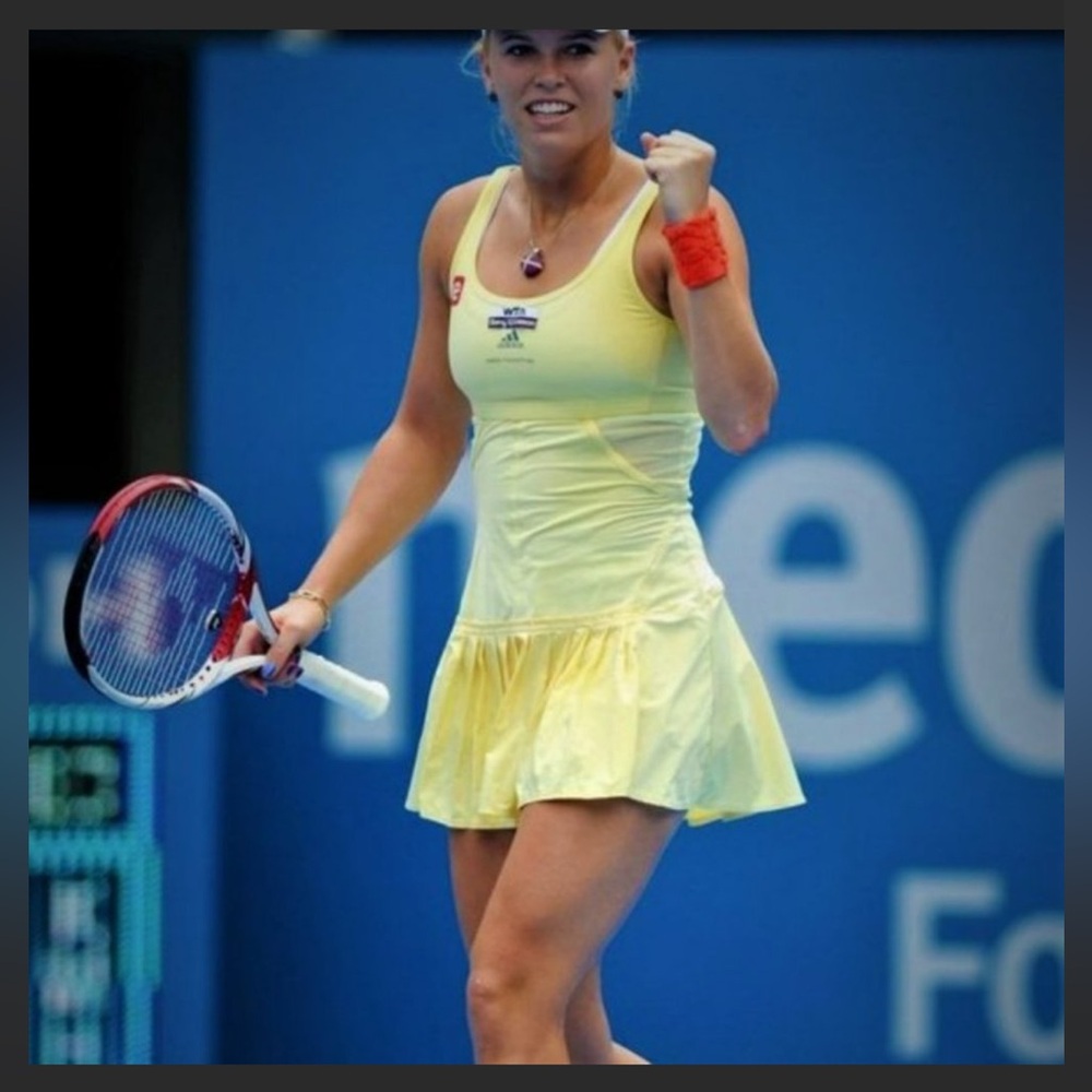Adidas by Stella McCartney Tennis Padel Pickleball Yellow Mini Dress